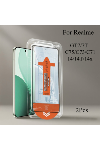 Choice3 واقي شاشة من الزجاج المقوى لـ realme GT 7، قطعتان، سهل التركيب وخالٍ ...