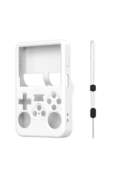 Choice WHITE Protective case For R36S Silicone Case Soft 360° drop protection Case For R36s Handheld Game C