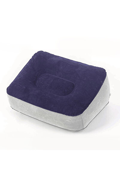 Choice dark blue Inflatable Footrest Pillow PVC Foot Rest Air Pillow Cushion ...