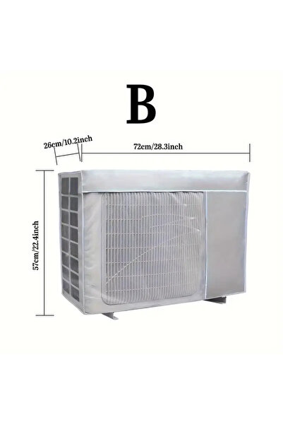 Choice غطاء واقي من الغبار لوحدة مكيف الهواء الخارجية B72x26x57 سم، قطعة واحدة، غطاء واقٍ مقاوم للماء من Sun Pro