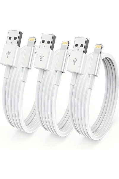 Choice 2 متر 3 قطع أبيض 1 قطعة 3 قطع كابل كار بلاي معتمد من MFi سلك شاحن سيار...