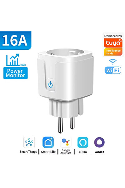 Choice EU Plug 16A Power Monitor Tuya WiFi/Zigbee Smart Plug EU 16A/20A with Power Monitoring Timer Functio