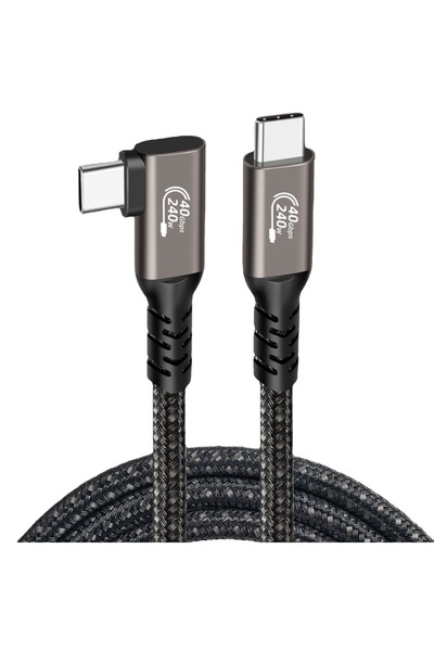 Choice 0.5m Deep Gray-02 Hannord USB4 Data Cable Thunderbolt 4 PD 240W 5A Charge Wire 40Gbps data transfer