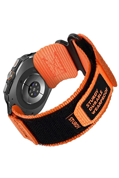CAOWTAN Galaxy watch 7 Ultra OB Nylon Loop Strap for Watch 7 Ultra Band 47mm ...