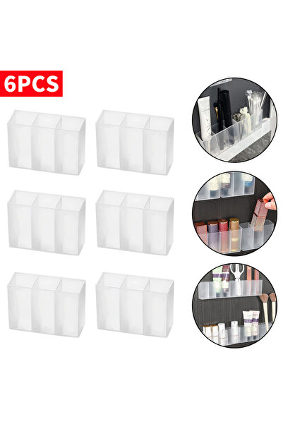 Choice S 6PCS 6PCS/3PCS/1PC multifunctional wall mounted compartment storage box, no punching required, sui