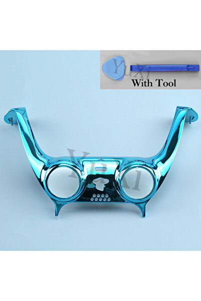 Choice شريط زخرفي لمقبض عصا التحكم لجهاز بلاي ستيشن 5 باللون الأزرق اللامع، قطعة واحدة، لمقبض وحدة تحكم بلاي ستيشن 5