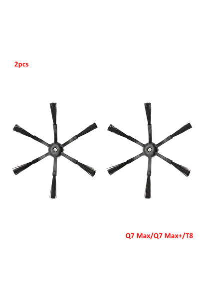 Choice فرشاة جانبية سوداء بديلة بزاوية 6 بوصات لروبورك S6/ S5 ماكس / S6 بيور ...