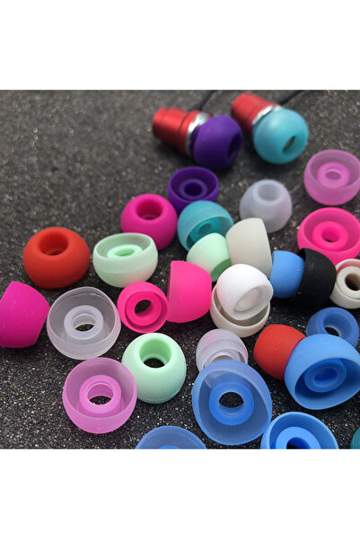 Choice 30 قطعة بأحجام متنوعة عشوائيًا أو متنوعة، أغطية سماعات أذن سيليكونية داخلية لأغطية سماعات الأذن ووسادات الأذن