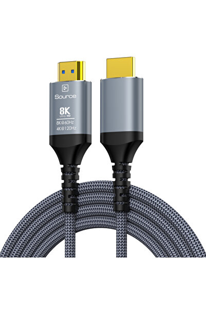 Choice كابلات الألياف الضوئية HDMI 8K بطول 20 متر و65 قدمًا H134G-AOC-رمادية ...