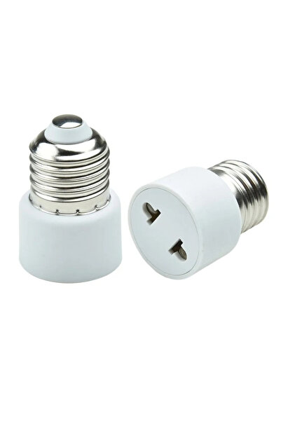 Choice E27 to US EU Hot Sell Practical White E27 Plug Bulb Holder Light Fixture Bulb Base Adapter Lamp Soc