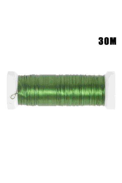 Choice Green Crafts Wires Florist Flower Wire Stems DIY Flower Stem Wires Flo...