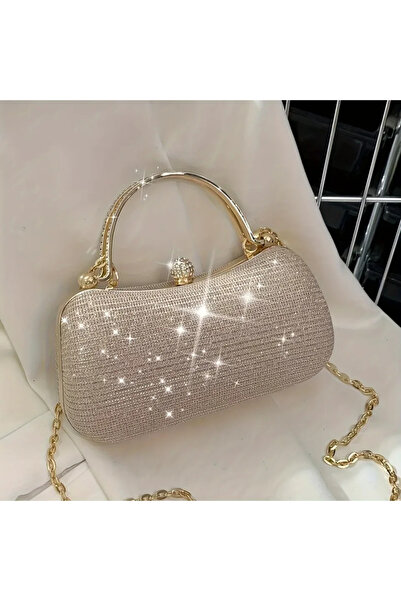 Choice قطعة واحدة من الذهب قطعة واحدة من حقيبة يد سلسلة أنيقة جديدة حقيبة حفل...