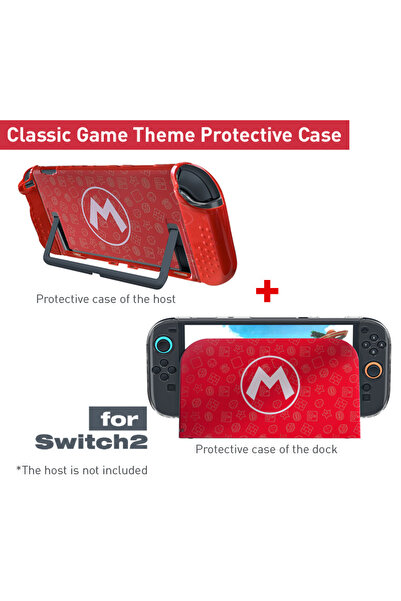Choice مجموعة غطاء حماية لجهاز NS Switch 2 من سلسلة H وقاعدة محطة الشحن لجهاز...