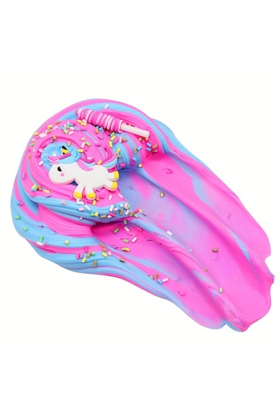 Choice white horse 70ML Bubble Gum Cotton Mud Colored Candy Mud Colored Unicorn Slime Lightweight Air Plast