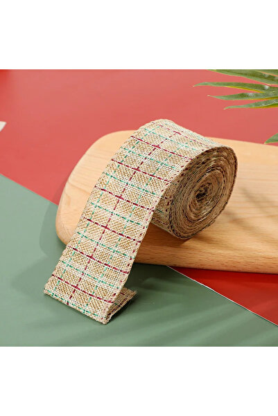 Choice 5 سم × 600 سم 06 6M/لفة شريط سلكي من القنب المقلد العتيق ديكورات عيد ا...