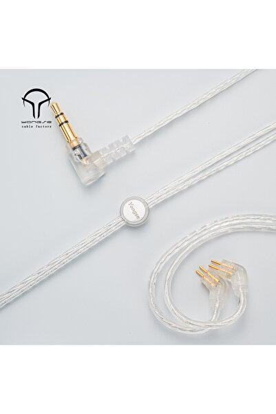 Choice كابل سماعات أذن YONGSE Sylvyr مطلي بالفضة من النحاس أحادي البلورة 3.5-0.78
