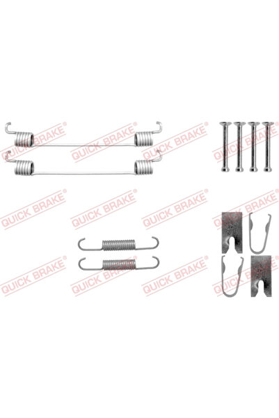 QUICK BRAKE Set Accesorii Sabot De Frana Nissan Micra 3/Micra C+C 3/Note Rena...