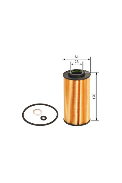 Bosch Oil Filter F026407062 Hyundai Accent Iii/Accent Iii Sedan/Elantra Iv Se...