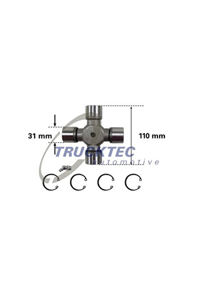 TRUCKTEC AUTOMOTIVE Articulatie Arbore Articulat Mercedes-Benz Atego/Vario Ca...