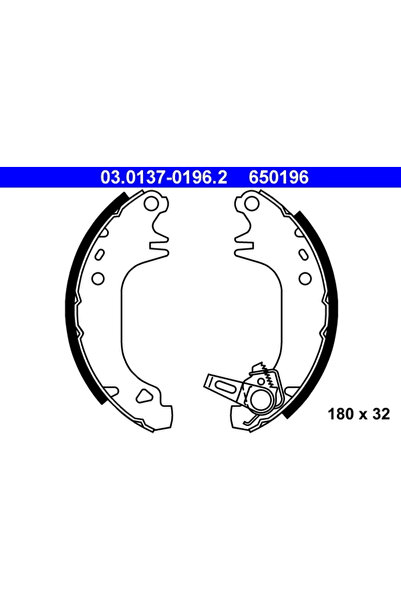Ate Set Saboti Frana Citroen Ax Peugeot 106 1/106 2/205 1