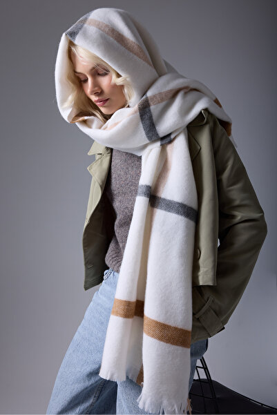 myfirstsea Kadın Kışlık Kalın Şal 65x180 cm – Omuz ve Boyun Atkısı, Yumuşak Dokulu Şık Model