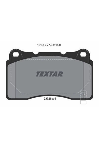 TEXTAR Set Placute Frana Frana Disc Cadillac Ats/Cts/Sts Ford Gt