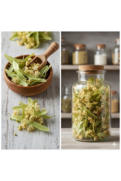 Omelas Organik Ihlamur Çiçeği - Katkısız %100 Doğal Geleneksel Usullerle Kuru...