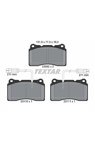 Krieger Set Placute Frana Frana Disc Alfa Romeo 156 Sportwagon/159/166 Lancia...