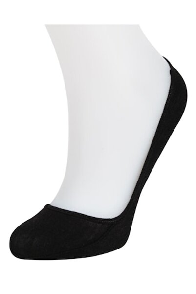 MYONNA IT & E- COMMERCE MYONNA Women's Ballerina Socks with Silicone Pads, Black, One Size