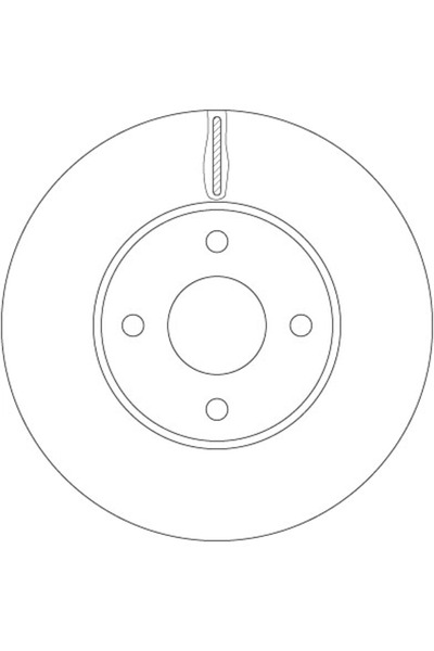TRW Disc Frana Ford Fiesta 5