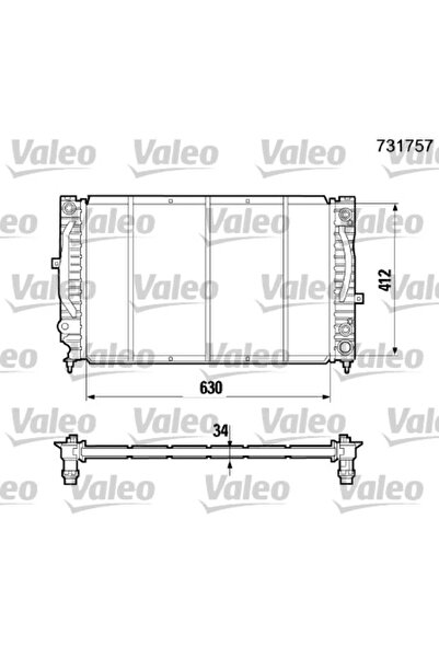 VALEO Radiator Racire Motor Audi A4 B5/A6 C4/A6 C5 Vw Passat B3/B4/Passat B5