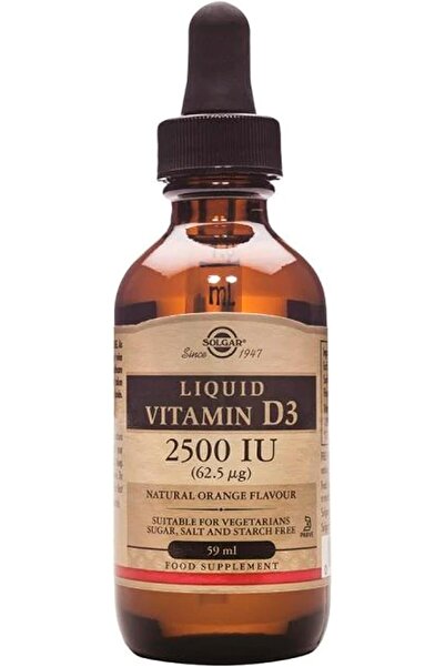 Solgar Liquid Vitamin D3 125 mcg (5,000 IU), 2 fl oz