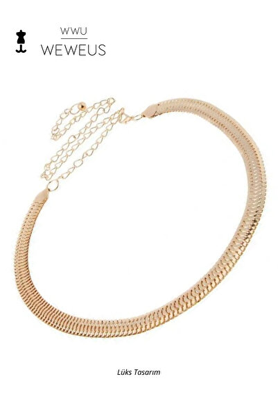 Weweus Lanț de culoare aurie Design de lux Curea premium pentru femei