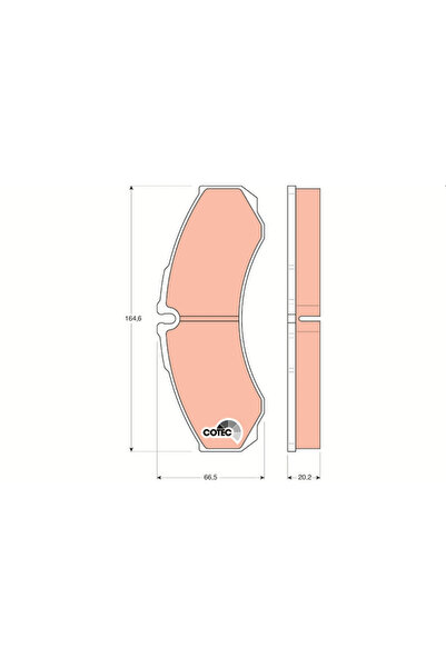 TRW Set Placute Frana Frana Disc Iveco Daily 1 Caroserie/Daily 1 Platou /