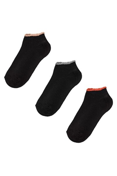 ANTBRO Șosete de damă, 3 perechi, multicolore, fir lurex