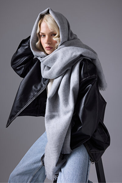 myfirstsea Kadın Kışlık Kalın Şal 65x180 cm – Omuz ve Boyun Atkısı, Yumuşak Dokulu Şık Model