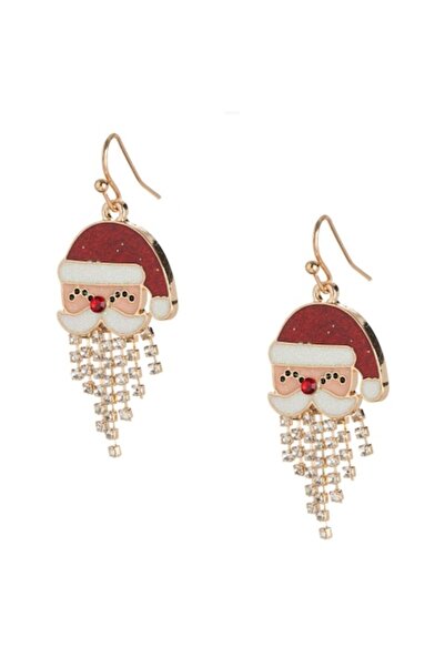 SHOPIENS Christmas Earrings, Santa Claus Model, Multicolor