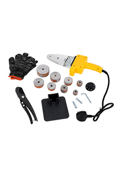 Lawazim Adjustable Heat Plastic Pipe Welding Machine with Heads Cutter Gloves for PE PVC PP Pipes