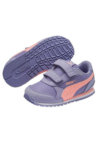 Puma St Runner 365295-11 Sports Shoes, Kids, Purple, 20 EU
