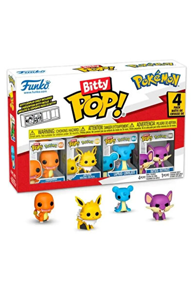 Genel Markalar Bitty Pop Pokemon- Charmander 4Lü Paket 81133