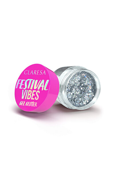 Claresa Eyeshadow, Glitter gel, Festival Vibes, 03