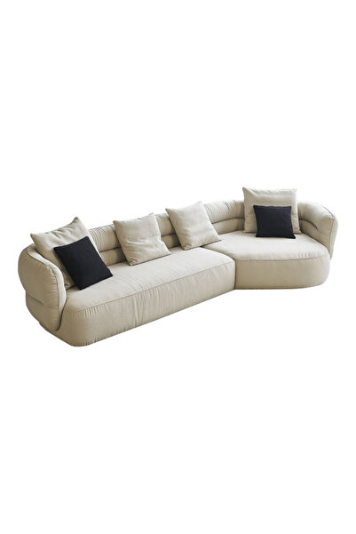 micasa Elegant and Modern Design 4-Seater Corner Sofa