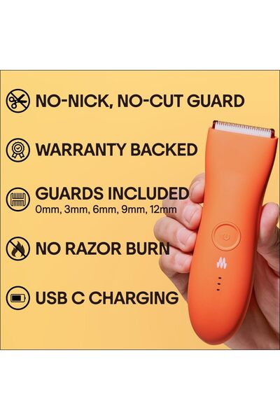 Meridian The Trimmer : Electric Below-The-Belt Trimmer Built for Men | Effortlessly Trim Pesky Hair