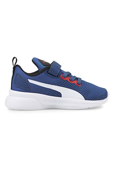 Puma Pantofi de alergare Flyer Runner cu velcro, albi, albaștri, 21 EU