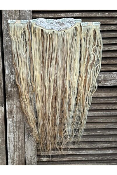 Suzan Peruk Yarımay Çıtçıt saç + 2 yan çıtçıt .tam çıtçıt seti.Gerçek saç ins...