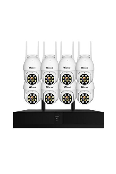 Taggo Sistem avansat de supraveghere cu 8 camere, NVR și acces de la distanță