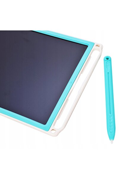 OEM LCD Digital Drawing Tablet with Eraser, 8.5 inch White/Turquoise