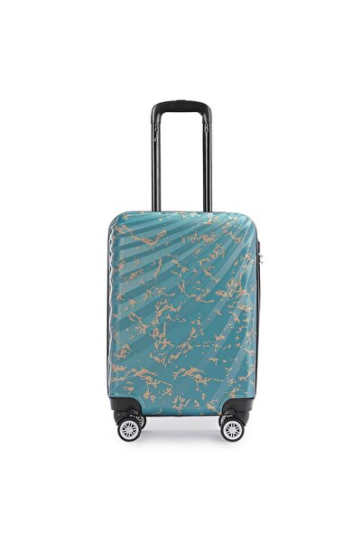 Wexta Wx-300 Mint Yeşili Baskılı Kabin (küçük ) Boy Valiz