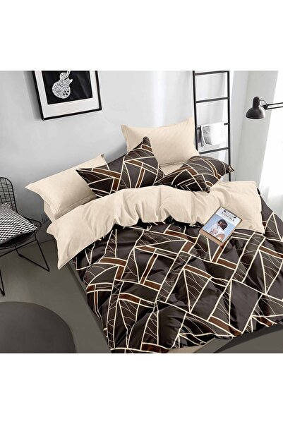 Somnart Finet Bed Linen 6 Pieces, Classic Bed Sheet, Duvet Cover 200X230, 2 Pillowcases 50X70, 2 F