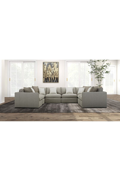 micasa Durable and High Quality Duck Feather Sectional Sofa
